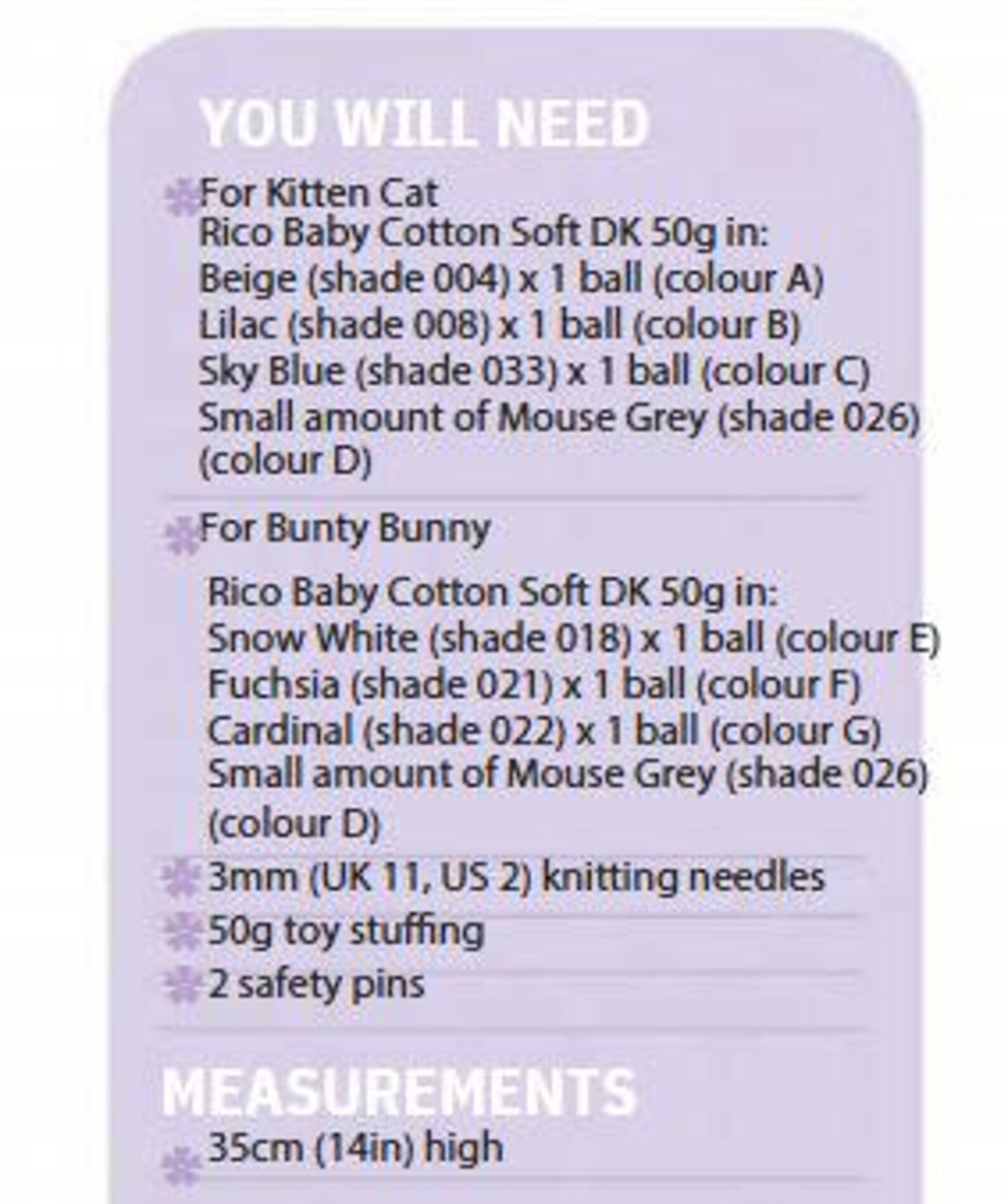 Cat Bunny Toy Knitting Pattern, 14" Easy Toy Patterns, PDF Download