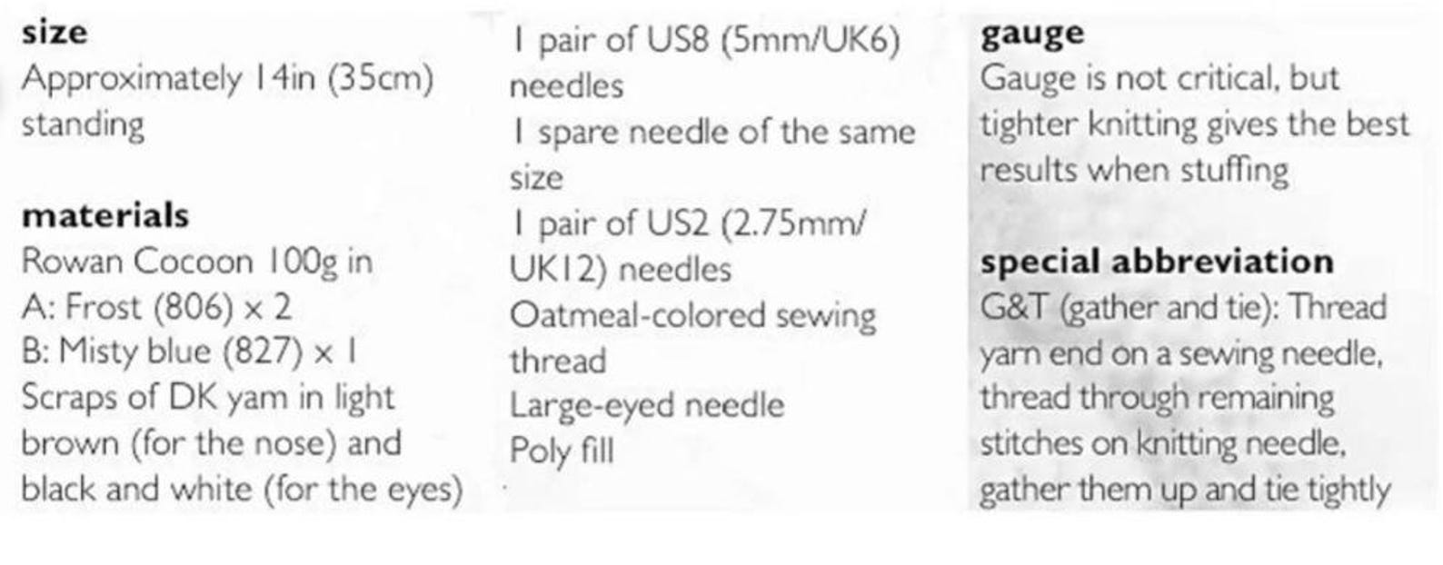 Easy Teddy Bear Knitting Patterns, Beginner Garter Stitch Chunky Toy, Size 14", PDF Download