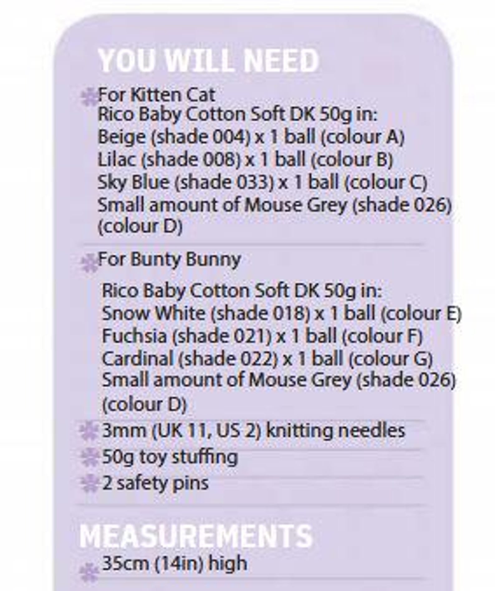 Cat Bunny Toy Knitting Pattern, 14" Easy Toy Patterns, PDF Download