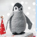 Easy Garter Stitch Penguin Knitting Patterns, Size 5.5", PDF Pattern