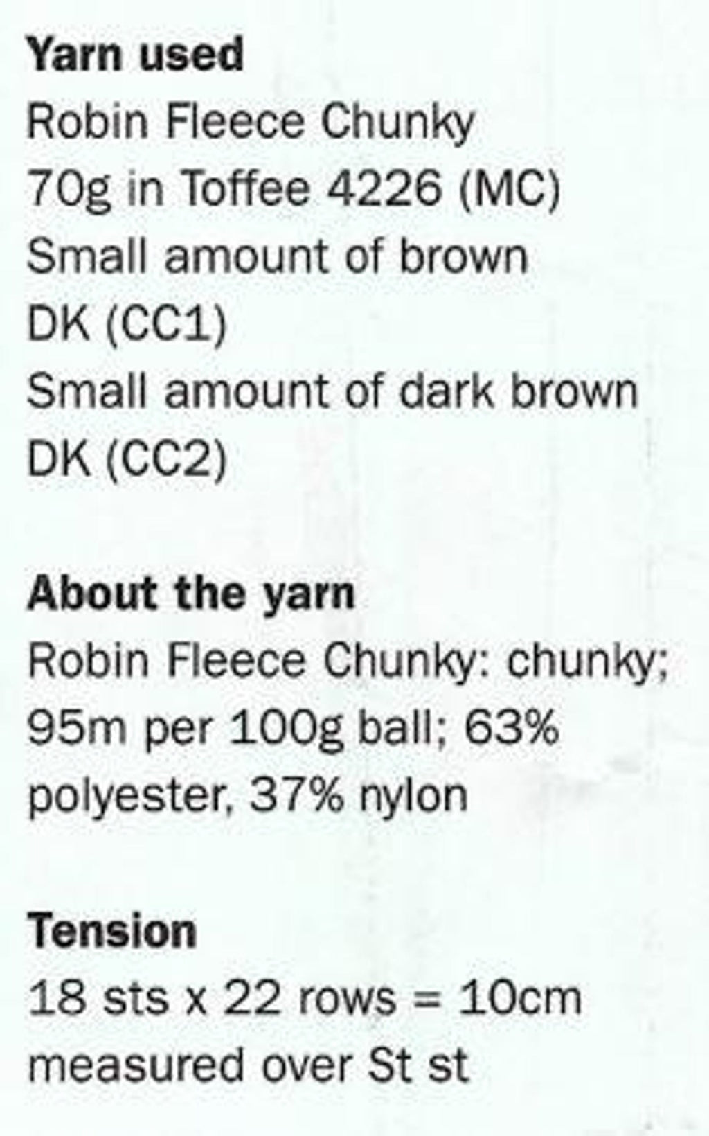 Chunky Wool Teddy Bear Knitting Pattern, Easy Beginner Toys, PDF Download