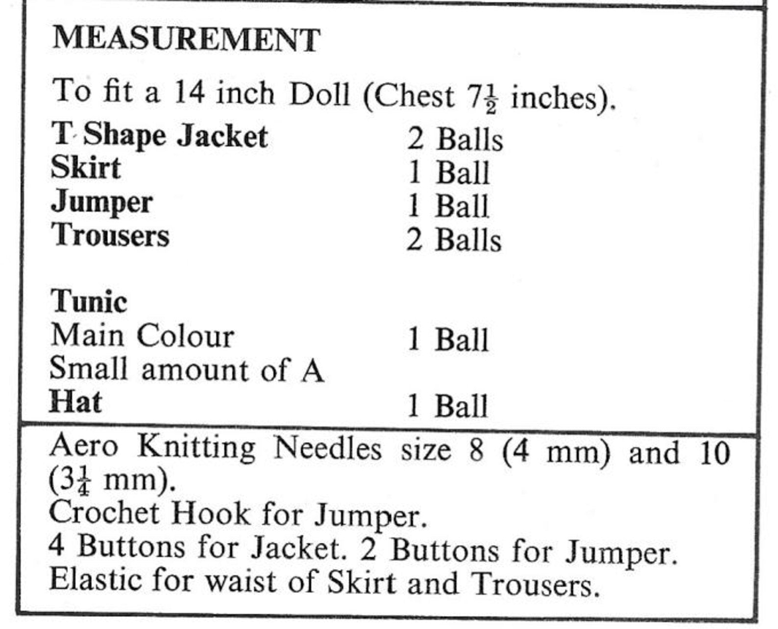 Easy Dolls Clothes Knitting Patterns, To Fit 14" Baby Dolls, PDF Download
