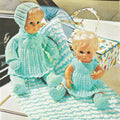 Dolls Clothes Knitting Patterns, 12-16" Dolls, PDF Download