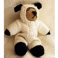 Teddy Bear & Lamb Sleep Suit Knitting Pattern, 7" Stuffed Toys, PDF Pattern