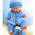 Easy Baby Doll Clothes Knitting Patterns, 12-22" Dolls, PDF Download