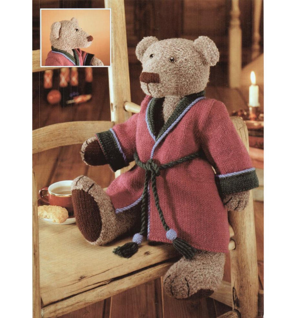 Teddy Bear Knitting Patterns, Knitted Teddies Toys, 16 Inch, PDF Download