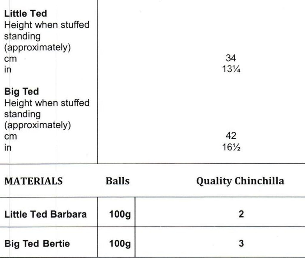 Chunky Wool Teddy Bears Knitting Patterns, Easy Teddies Toys, 13-16" Tall, PDF Download