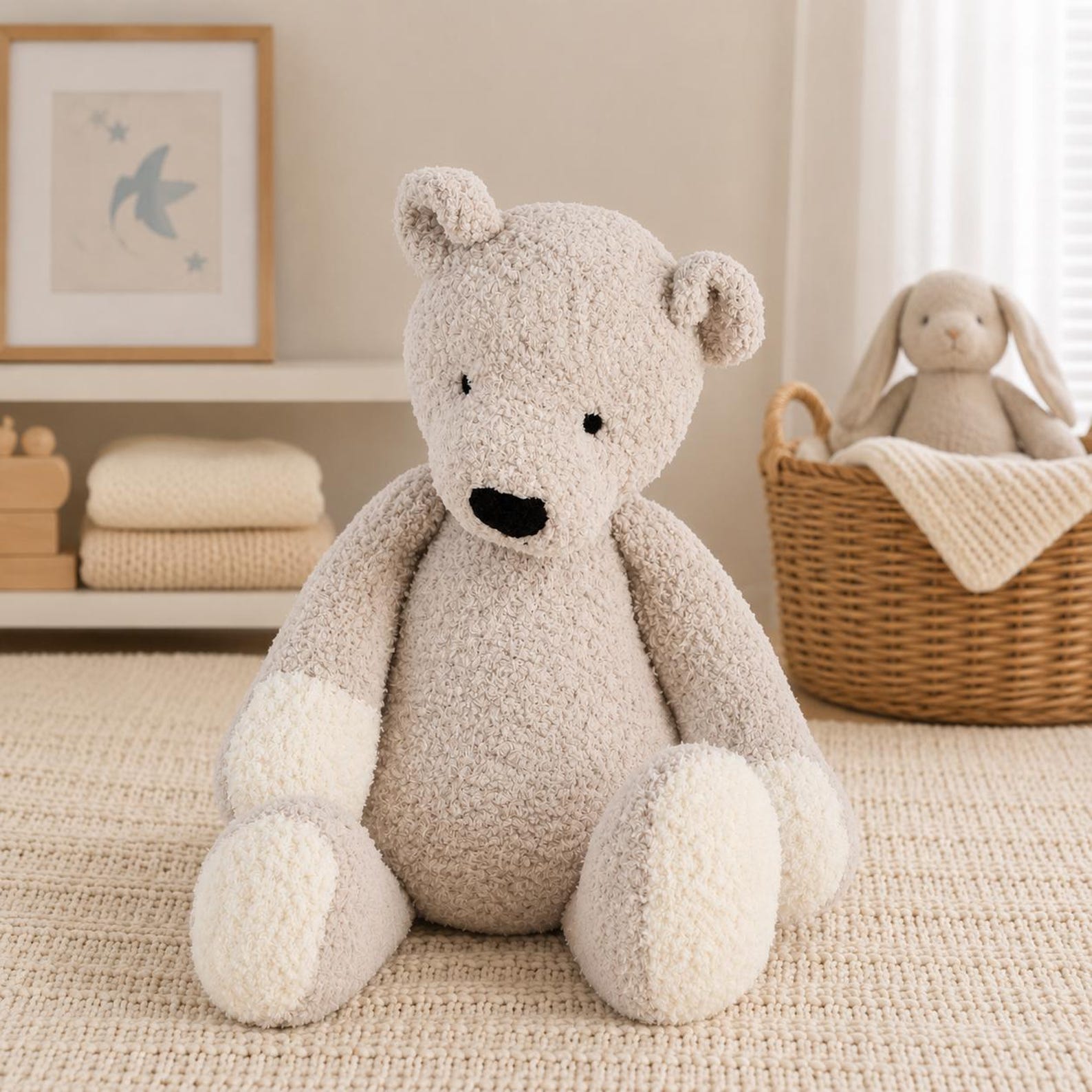 Teddy Bear Knitting Patterns, Easy Teddies Toys, ,16 inch, PDF Download